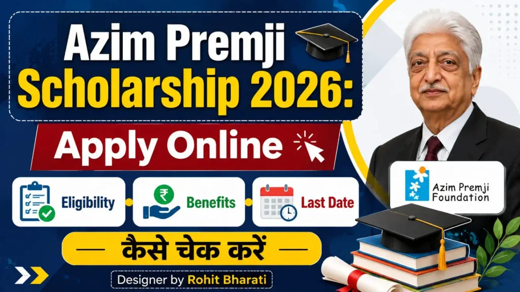 Azim Premji Scholarship 2026 – Online Apply, Eligibility, Amount & Last Date