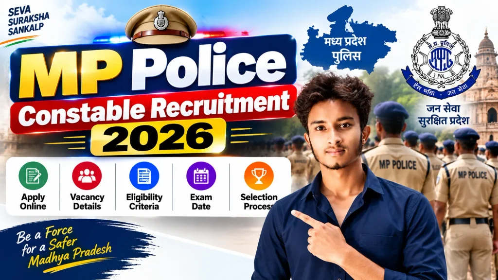 MP Police Constable Recruitment 2026: Apply Online, Vacancy, Eligibility, Exam Date & Selection Process